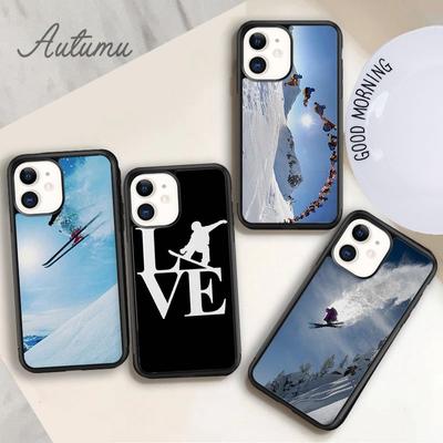 Husă Telefon Snow Or Die Ski Snowboard pentru iPhone 11 12 13 14 Pro Max mini XR XS SE 2020 6S 7 8 Plus Samsung Galaxy S21 S22