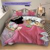 3pcs Disney Sleeping Beauty Bedding Set 1 Soft Quilt Cover + 2 Pillowcases, Machine Washable Suitable for All Seasons B040