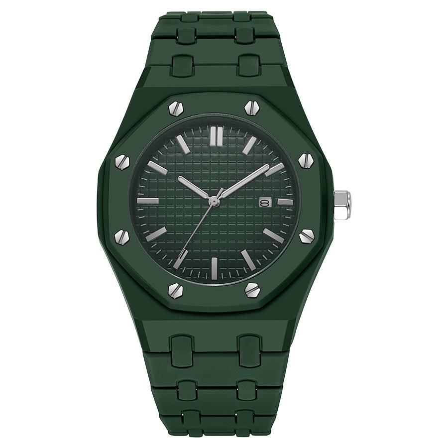 Men'S Watch Calendar Plastic Watch South East Asia Middle East Waterproof Ap Quartz Watch