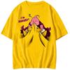 2026 Summer Dragon Ball Majin Buu Vintage Anime Tshirt Unisexs Pure Cotton Casual Loose Sports Daily Top