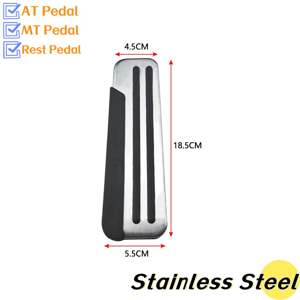 Car Pedal Pad Cover For Nissan X-trail T32 Qashqai Rogue Sport J11 For Renault Kadjar Koleos QM6 MT AT Fuel Brake Footrest Pedal