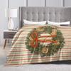 Super Soft Blankets Child Decorative New Year Plaid & Pattern Throw Blanket Flannel Bedspread Couch Bed Aesthetic Sofa Bed Cover