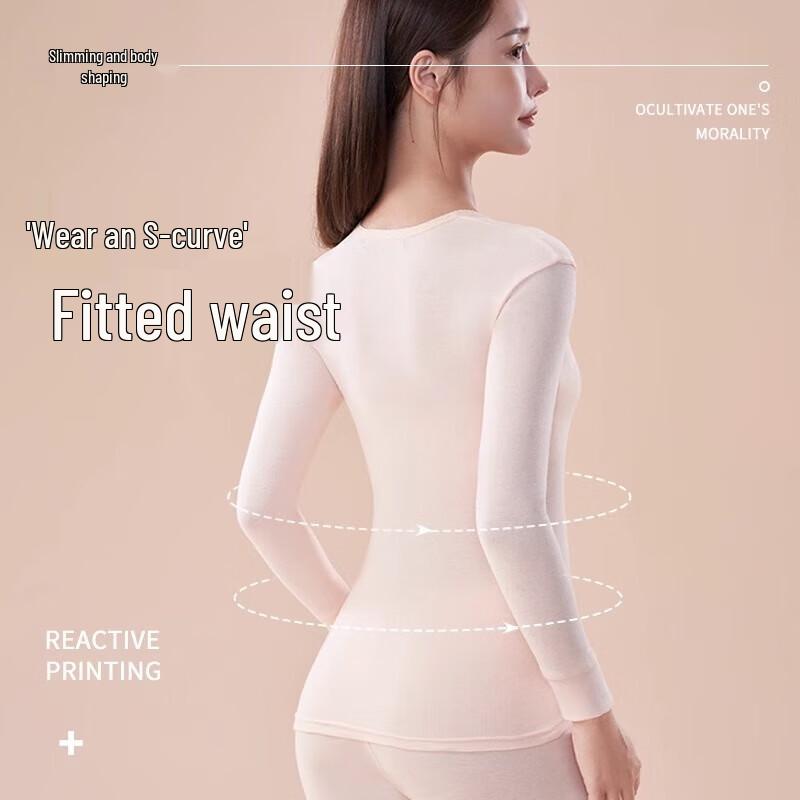 LANGSHA Women's 100% Cotton Thermal Underwear Set