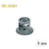 MOC Technical Gear Axle Bricks Parts Worm Rack Conector Train Car Crane Model Technical CROSS Axle Building Blocks Bricks Toys