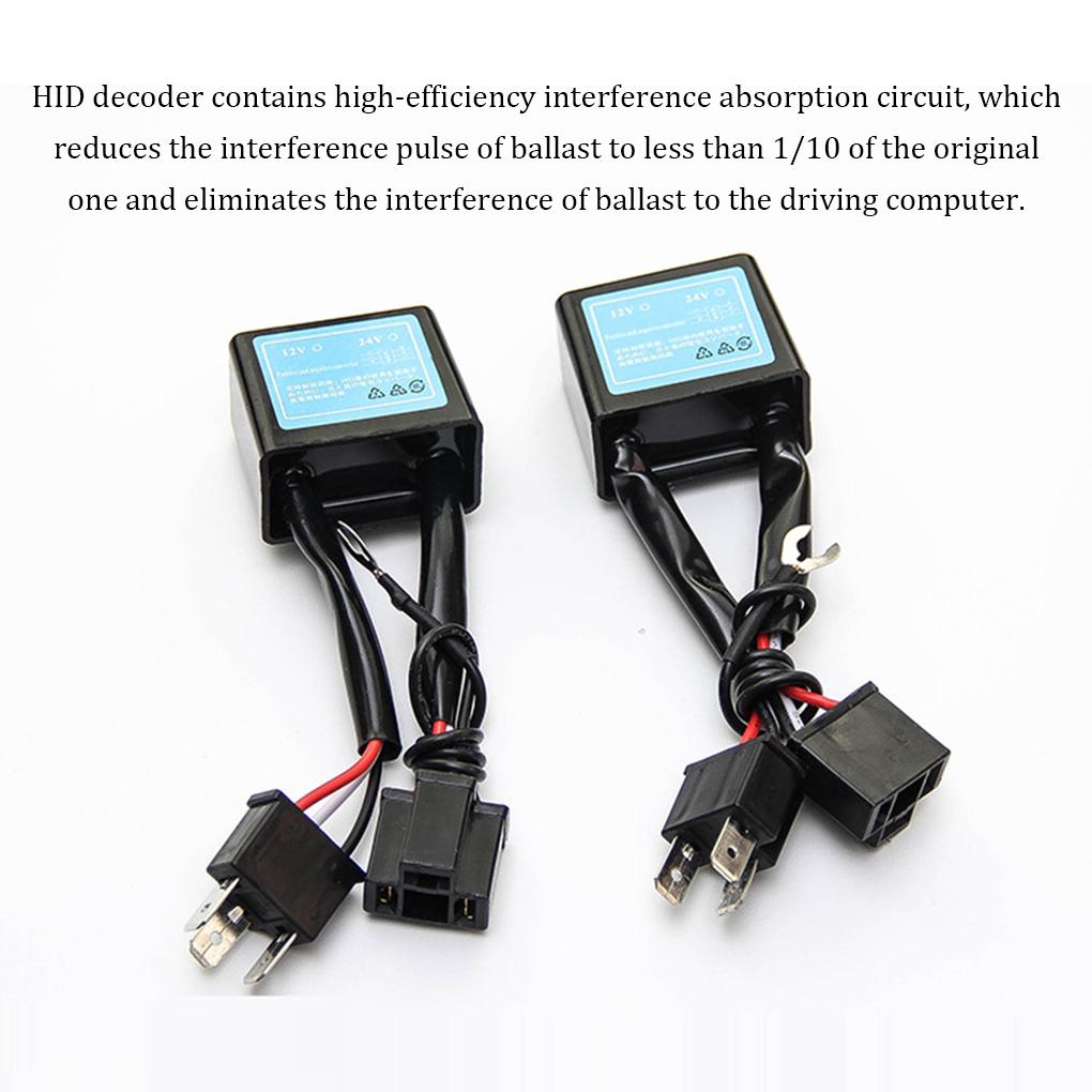 2X H4 LED Reversed Polarity Converter Professional Lightweight Switch Harness Adapter Polar Inverter Car Accessories