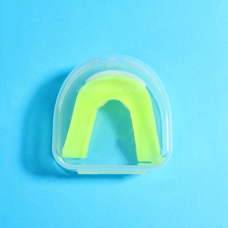 Dual-Sided Mouthguard for Football Rugby Training | EVA Material Transparent Box Portable Multi-Color Options 3