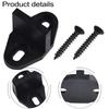 Tools Shock Stoppers Swing Stopper Wooden Door Sliding Door Stay Roller 2pcs 4.5*2*2cm Adjustable Barn Door Black