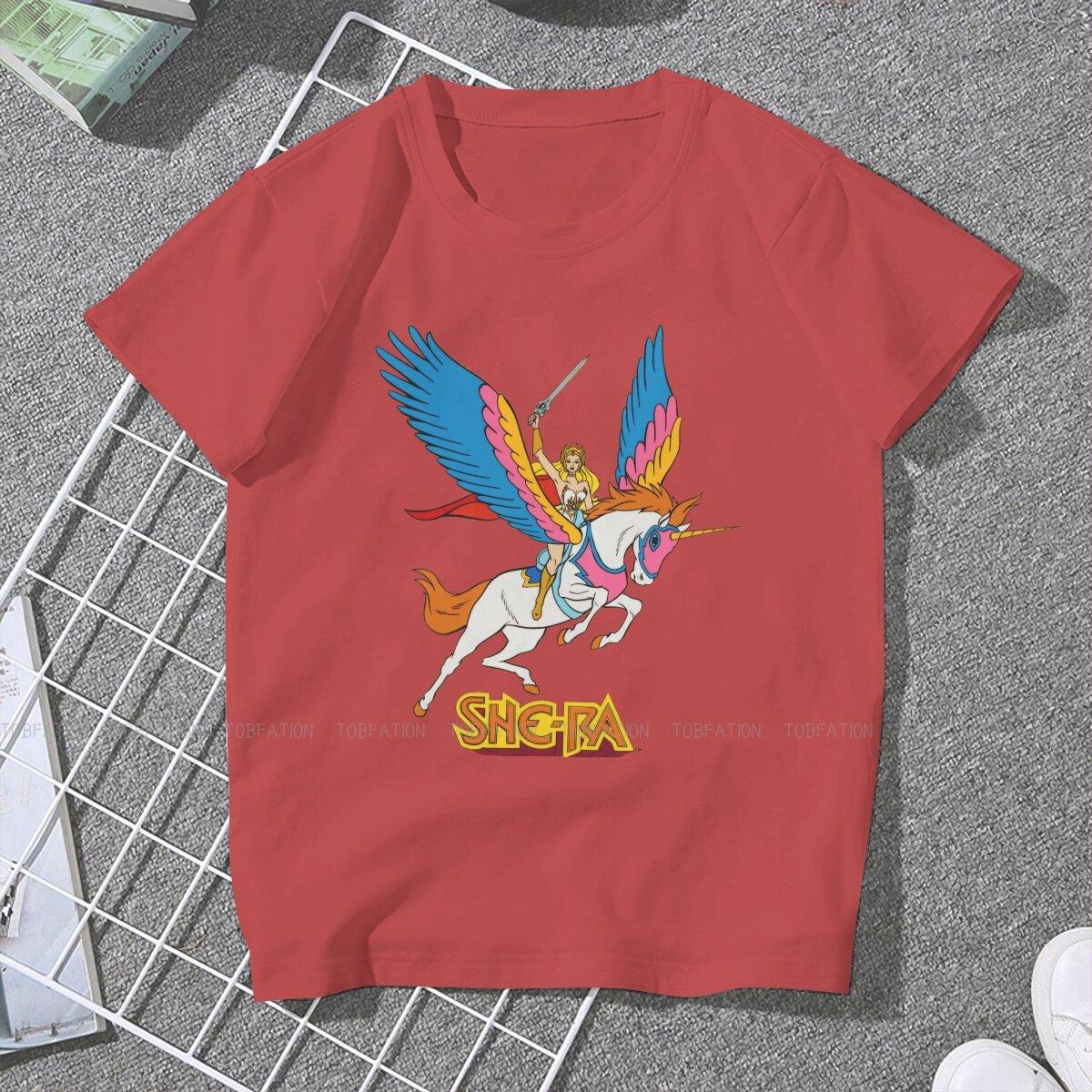 ZX Princess of Power Women Shirts SheRa Princess Power Korean StyleTshirt Kawaii Vintage Female Blusas S