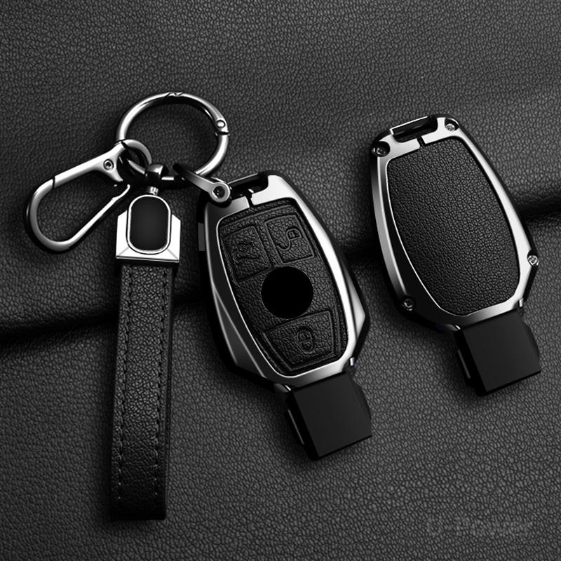 

Чехол для автомобильного ключа в стиле сплава, чехол-брелок для Mercedes Benz ACES Class W213 W222 W223 W205 W206 W212 W176 GLC CLE CLA AMG X167