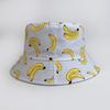 European and American new tropical printed fruit pattern bucket hat women's summer outdoor sports sun hat casual basin hat