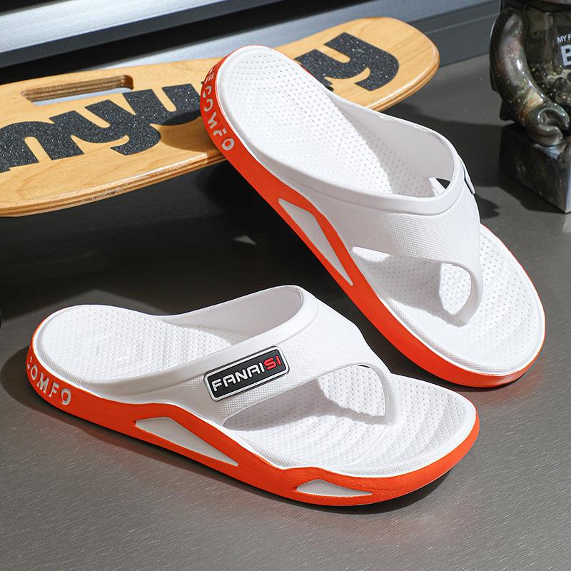 Flip-flops men's outdoor wear in summer, soft-soled thick-soled wear-resistant casual fashion pinch slippers