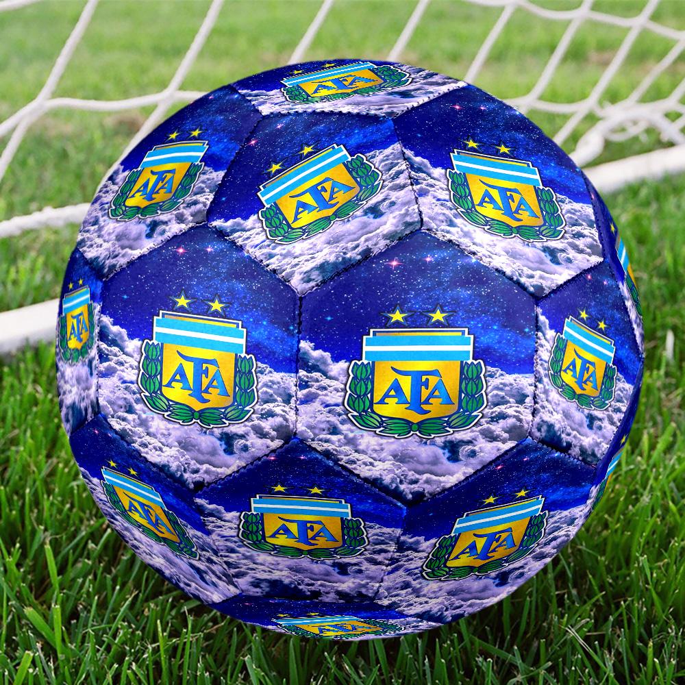 Argentina Football Club Printed Size 5 Soccer Balls, High-Quality, Anti-Slip, Protective Football, A Unique Gift , Birthdays, Christmas Gifts