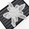 1Pc Diy Sequin Beaded Decorative Lace Patches Multi Layered Clothing Accessories White High Quality Handmade