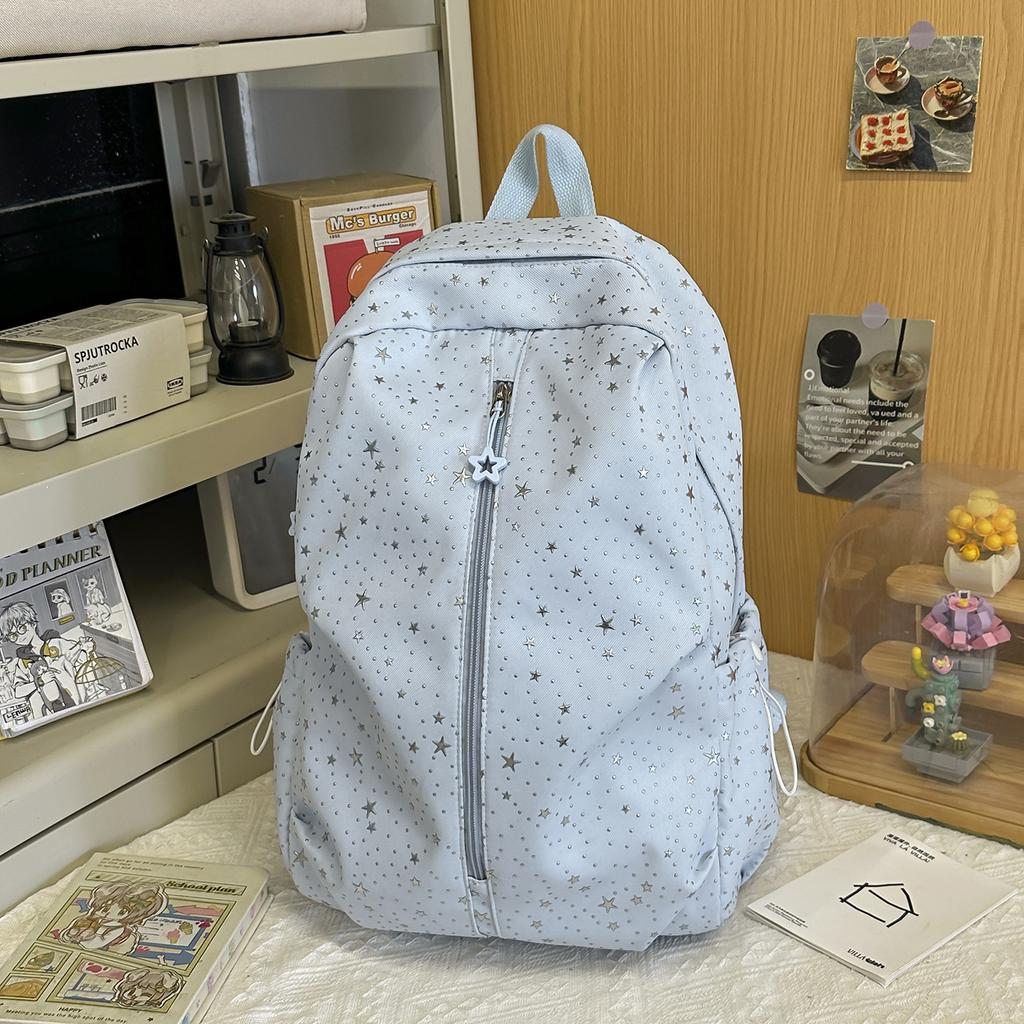Schoolbag Spring New Schoolbag Female Korean Ins Sweet Stars Girl Heart Travel Backpack High Value Mori Backpack