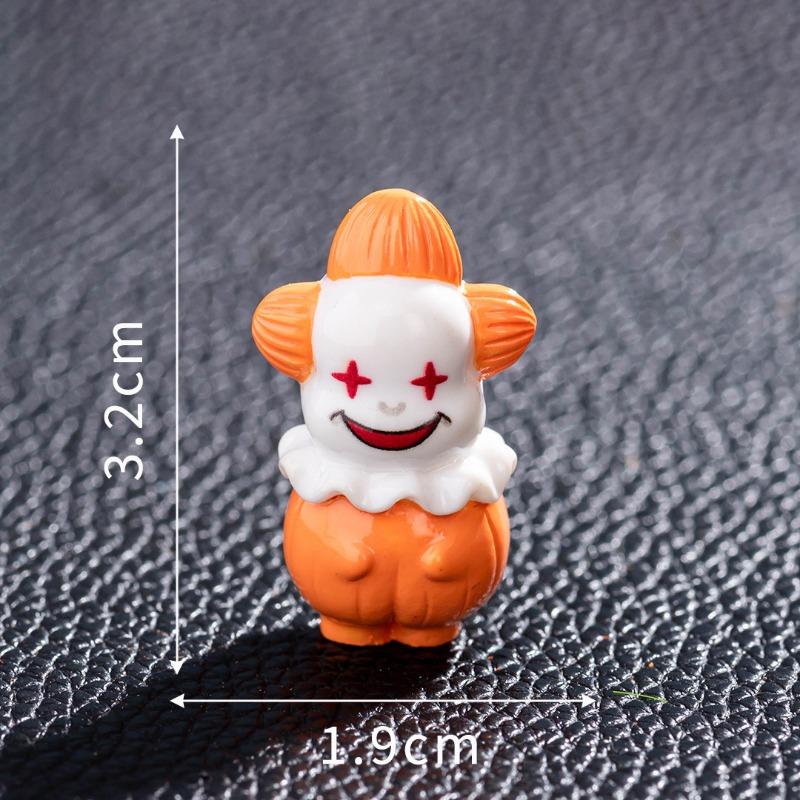 New Horror Characters Dwarf Wizard Skeleton Duck Clown Resin Crafts Tabletop Halloween Ornament