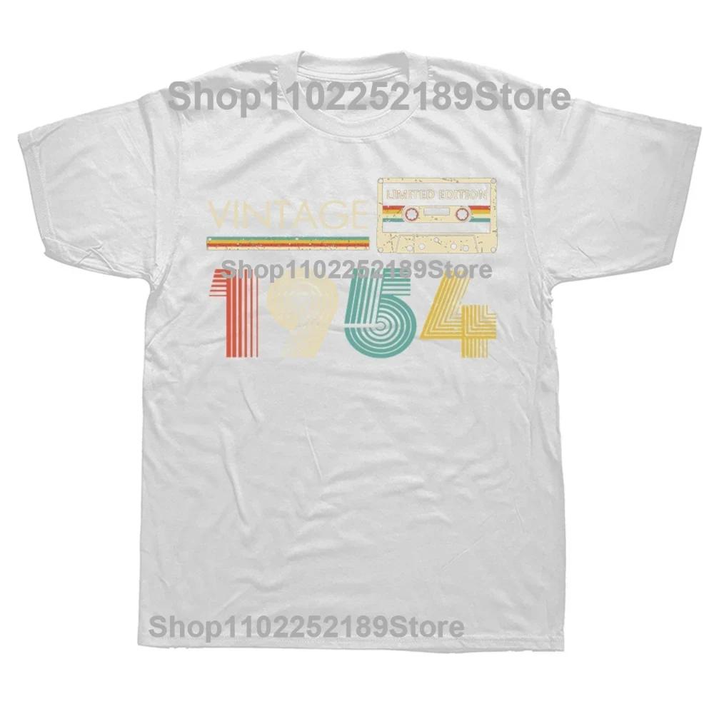 72 Year Old Gifts Vintage Est 1954 Limited Edition Birthday TShirt Harajuku 71th Party Retro Short Sleeve Mens Clothes