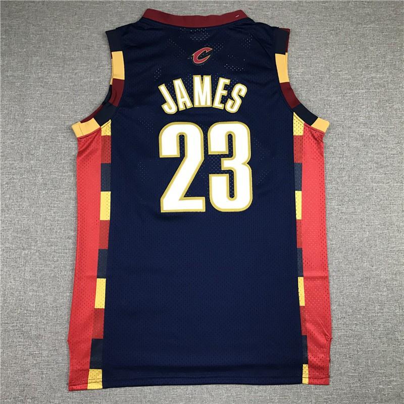 Men Women Basketball Tank Top Cleveland Cavaliers Retro 23 Orange Red Navy Blue Breathable Modal Sport Vest