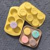 6 Cavity Lemon Slice Silicone Baking Mold Non Stick Flexible Citrus Shape Cake Mold for Oven Microwave Dishwasher Safe