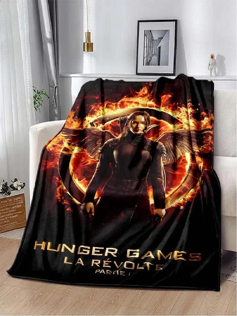 Warm Soft Flannel Throw Blanket for Bedroom Sofa Bed Travel Picnic Perfect Birthday Gift Inspired by The Hunger Games