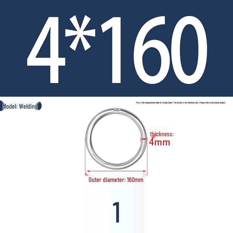 304 Stainless Steel Seamless O-Ring for Lifting and Hammock Yoga Connection