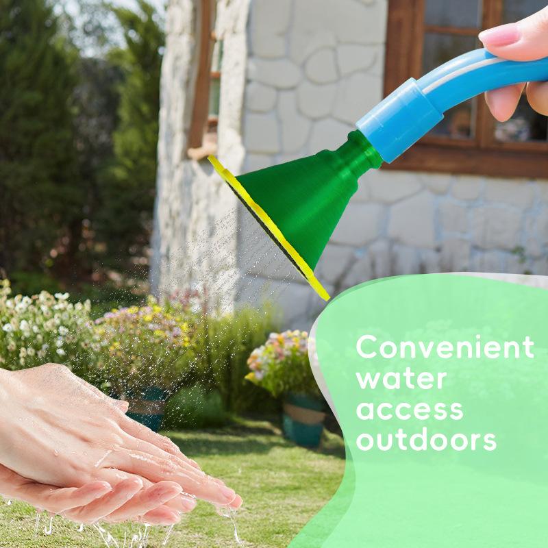 

Мультяшная лейка в форме подсолнуха, инструмент для полива и орошения, насадка для распыления воды для открытого сада, газона, двора, горшечных растений 1