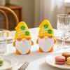 2 Pcs Mini Summer Gnome Figurines Beach Resin Gnomes Miniature Figures for Pool Party Favors DIY Cake Decoration Fairy Garden Home Decor