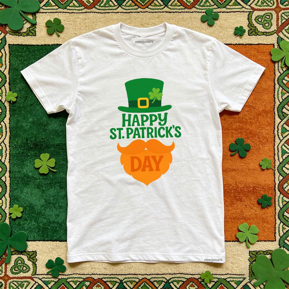 Happy St Patricks Day Its A Great Faith Day for The Irish Premium TShirt Women Unisex Casual Cotton Graphic Shirt Oneck Shirt