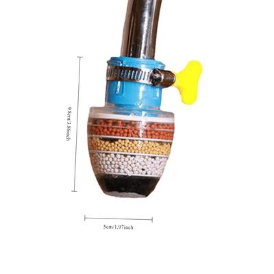 1pc Multi-layer Faucet Filter Household Kitchen Tap Water Purification Splash Proof Showerhead Faucet Water-saving Filter
