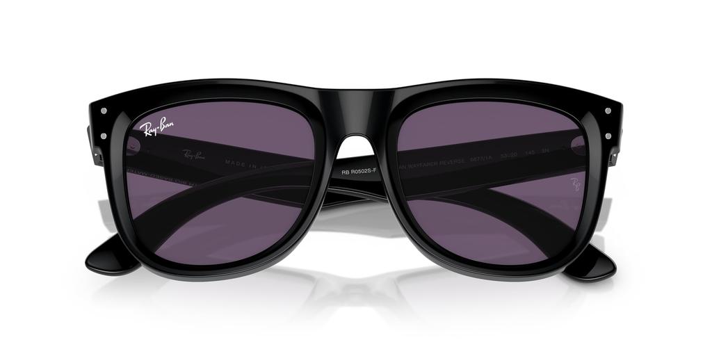 Sunglasses RBR0502SF WAYFARER REVERSE Black 53 Ray-Ban (Purple Lens)