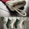 Cozy Warmth Large Staggered Fried ForDough Twists Christmas Stockings For Tree Warm Feeling - Thick Type D