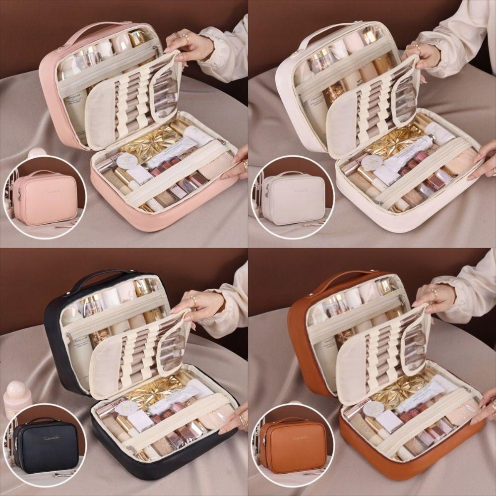 Luxury Make Up Storage Organizer Large Capacity Portable Toiletry Bag  Camping