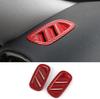 Carbon Fiber Texture A Pillar Air Vent Trim for Mini F60 Interior Panel 2pcs