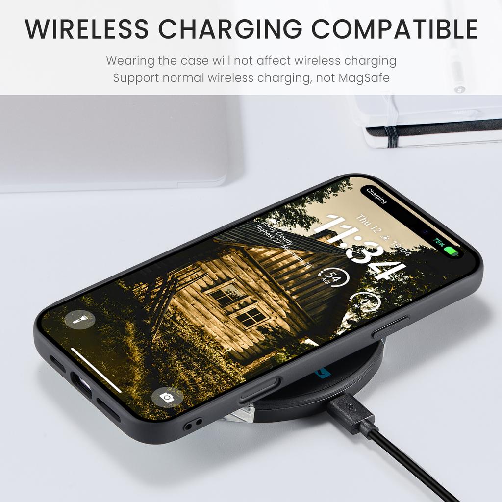 For iPhone Air Case JEEHOOD J01 Retro Leather + TPU Phone Cover Detachable Magnetic Card Holder