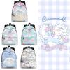 Elegante Set Zaino Cinnamoroll Per Viaggi di Lavoro Materiale in Poliestere Traspirante e Resistente