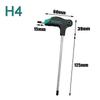 T type Hex Key Wrench Spanner with Chrome Vanadium Steel Material