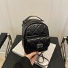 Rucksacktasche Damen neue trendige Mode-Rucksack hochwertig Kettentasche Eimerform Reisetasche