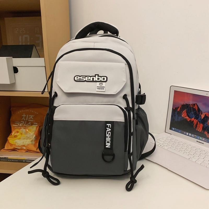 New Japanese ins tooling trend high school student backpack large capacity outdoor sports break backpack men