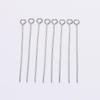 100pcs Stainless Steel Eye Head Pins Metal Eye Pins For Jewelry Making Findings Diy Earrings Pendant Jewelry Pins Supplies
