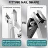 Angled Nail Clippers Nail Cutter Large Opening Toenail Clippers Stainless Steel Fingernail Clippers Toe Nail Clippers