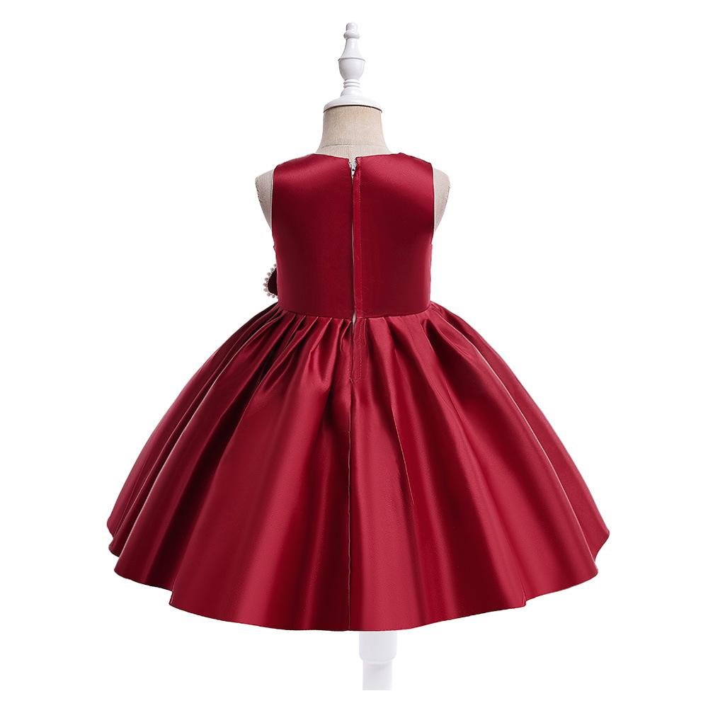 Letní krajkové princeznovské šaty pro děti 3-8leté narozeninové šaty Květiny Dívčí šaty Dětské narozeninové párty Kostýmy Kojenecké šaty