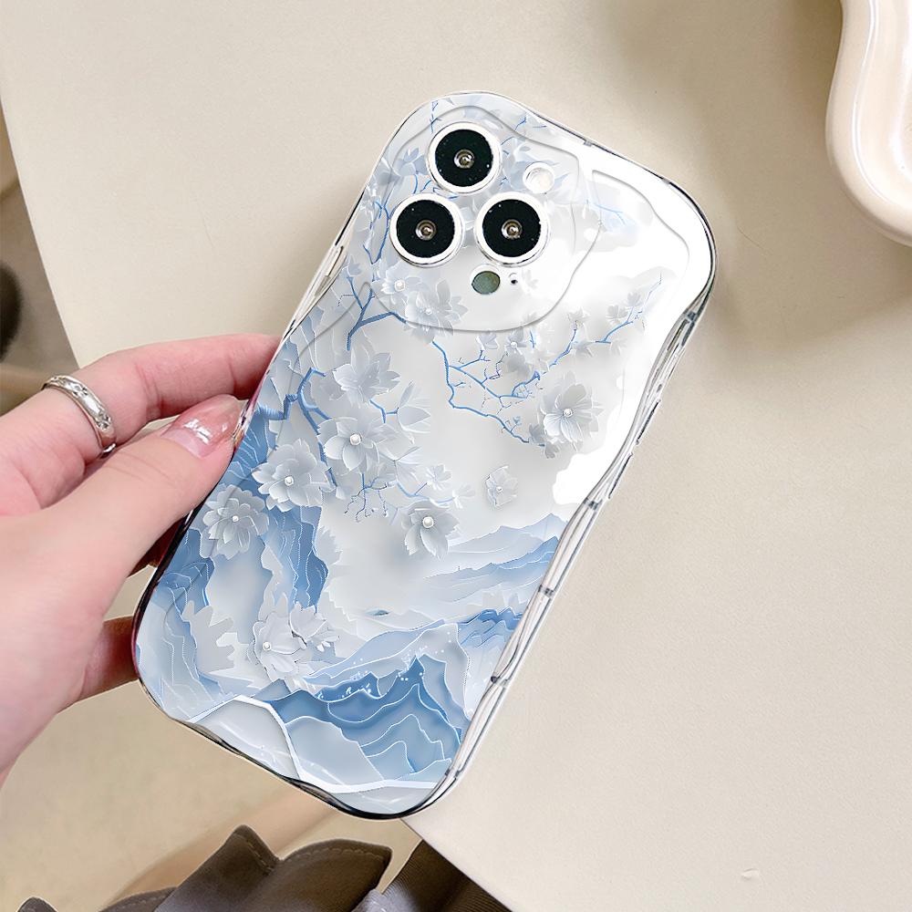 For Honor 90Lite X6B X8 Infinix Hot 30 40i 40Pro Smart8 Vivo V27 V29e V30e Moto G84 Fashion Girl Cream Texture Soft Silicone Full Lens Protect Casing