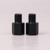 2Pcs Motorcycle Rearview Mirrors Conversion Black Mirror Adapters M10 10Mm M8 8Mm Bolt Clockwise Anti-Clock Right Left Thread