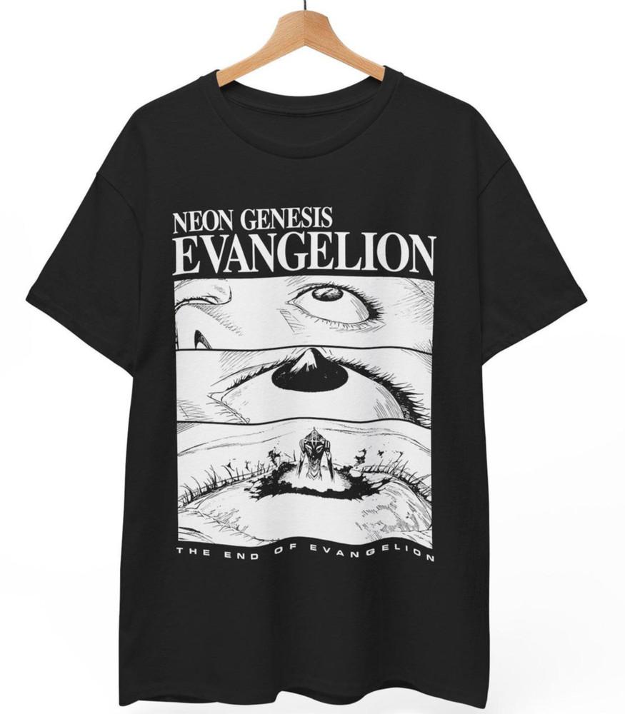 Evangelion 'End of Evangelion' Anime Manga T-Shirt Retro Graphic UNISEX S-5XL