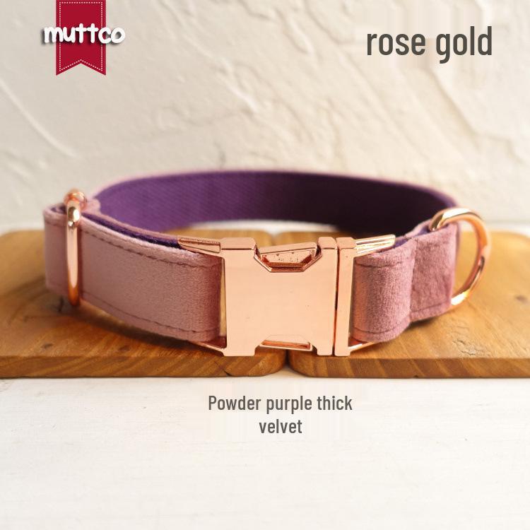 MUTTCO Adjustable Engraved Pet Collar with Phone Name UDC-080M Medium