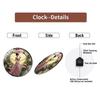 12 Inch Diameter Glass Wall Clock That Positively Enhances Your Daily Environment