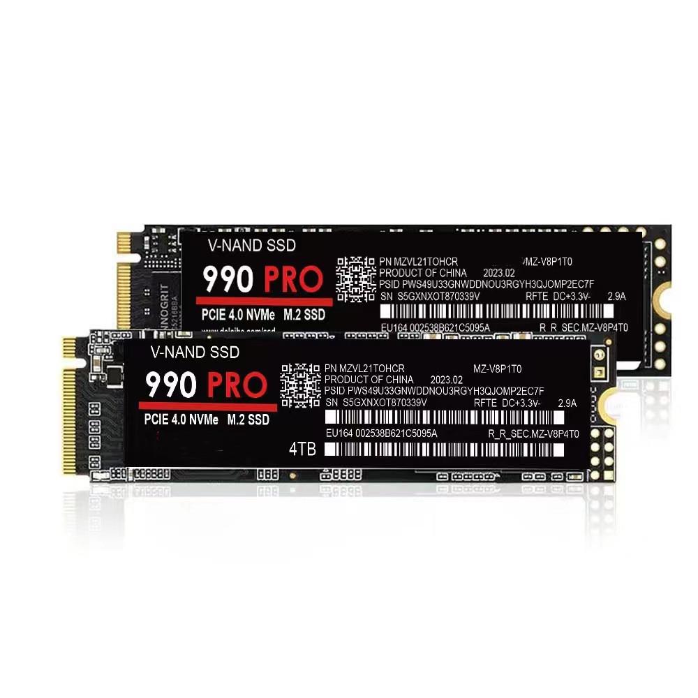 NvMe High-Speed SSD M.2 990 Pro 980 Pro 970 EVO Plus Solid-State Drive (1TB/2TB/4TB)