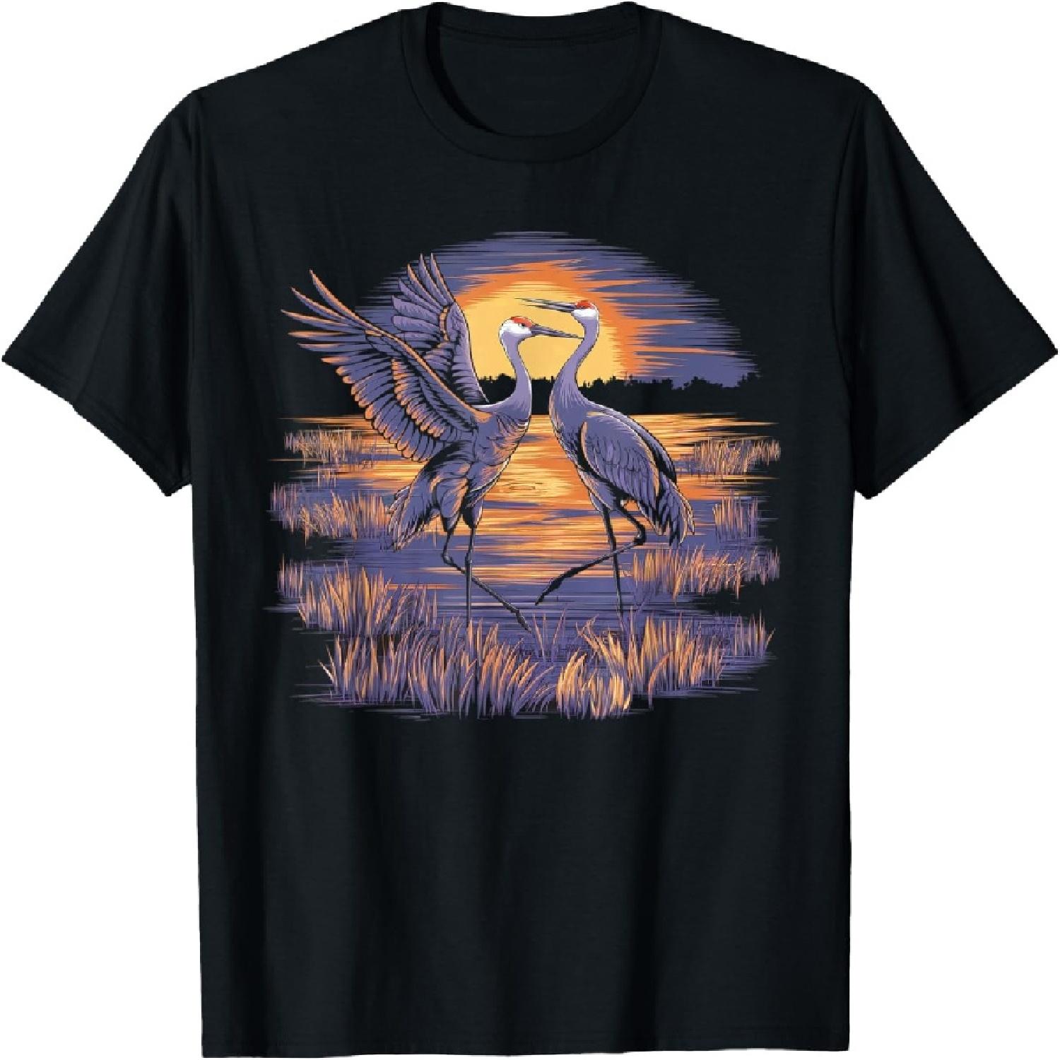 Sandhill Crane – Majestic Bird Lover Design T-Shirt(2) XXXXXL разноцветный