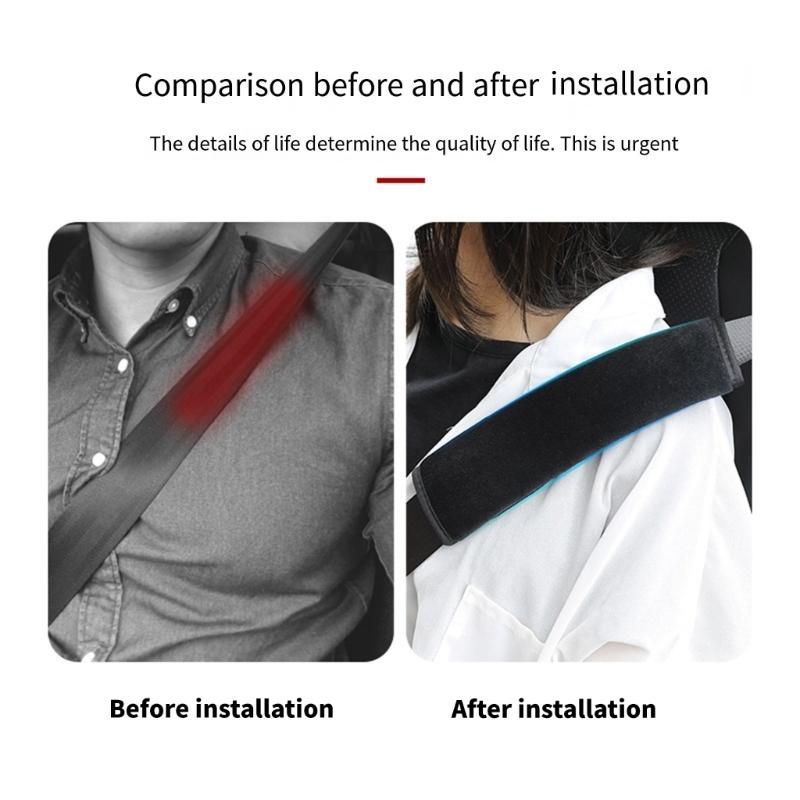 Premium Seat Belt Shoulder Washable Maintains Luxurious Feel Through