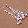 925 Sterling Silver Earring Jewelry Wedding Trendy Fashion Bohemian For Women Elegant Nice Charms Long Hook Party Gifts