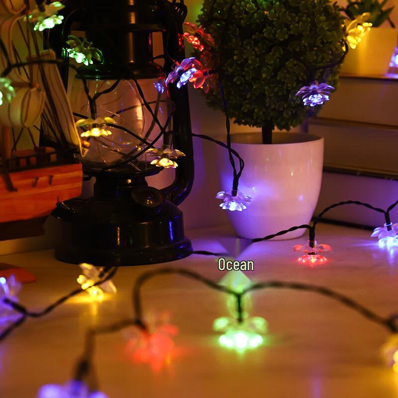 

LED Solar Double-Layer Lotus String Lights